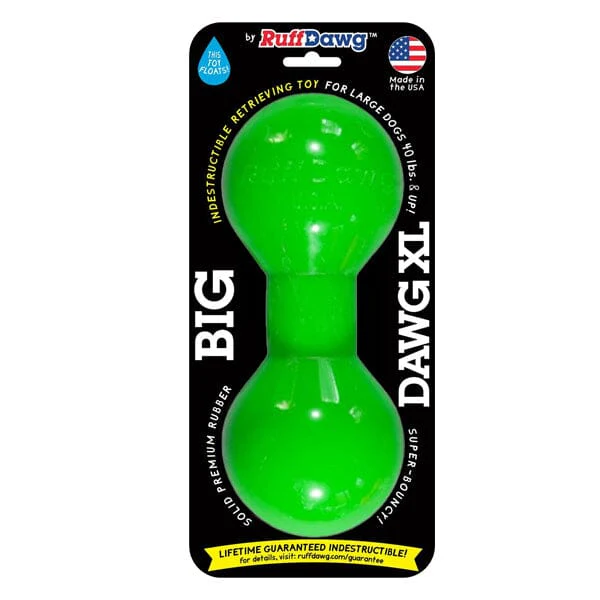RUFF DAWG - Big Dawg Indestructible Rubber Floating Barbell Chew Toy - Guaranteed For Life - Image 11