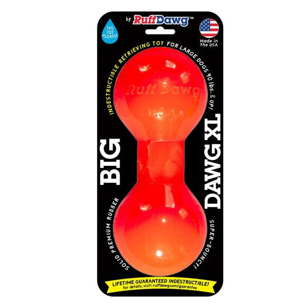 RUFF DAWG - Big Dawg Indestructible Rubber Floating Barbell Chew Toy - Guaranteed For Life - Image 12