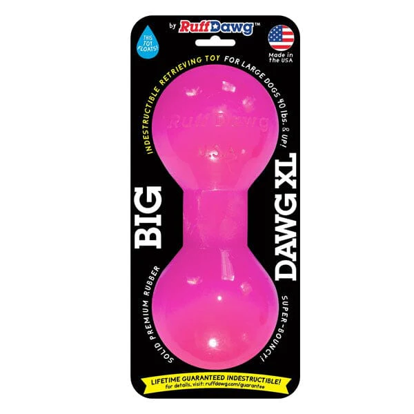 RUFF DAWG - Big Dawg Indestructible Rubber Floating Barbell Chew Toy - Guaranteed For Life - Image 13