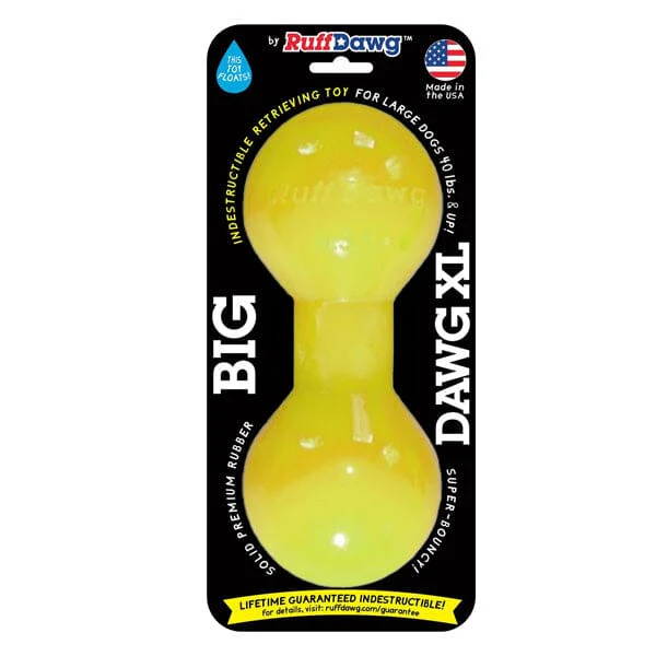 RUFF DAWG - Big Dawg Indestructible Rubber Floating Barbell Chew Toy - Guaranteed For Life - Image 14