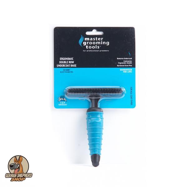 MASTER GROOMING TOOLS - Double Row Undercoat Rake Lifetime Guarantee - Image 3