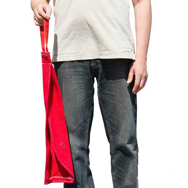 FOR DOG TRAINERS - French Linen Bite Rag For Prey Drive Training - Image 2