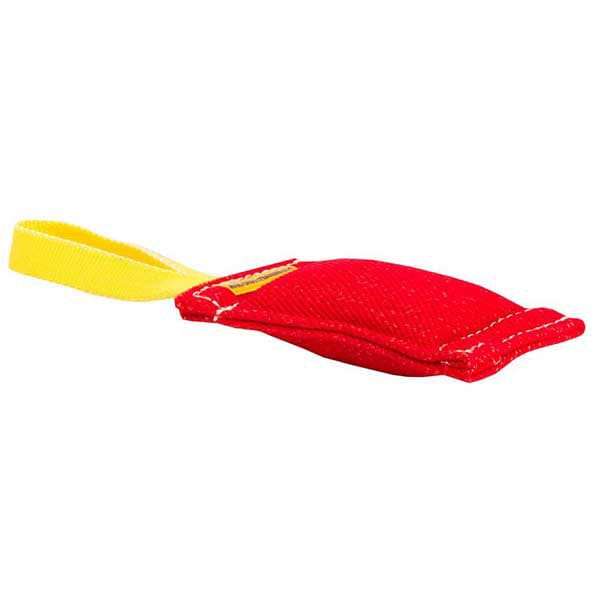 FOR DOG TRAINERS - French Linen Bite Tug With One Handle 8" x 2" - Image 3
