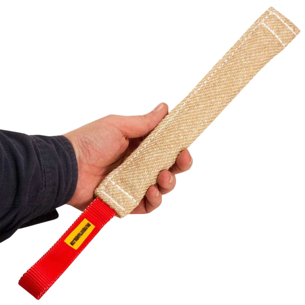 FOR DOG TRAINERS - Jute Pocket Toy with Loop Handle