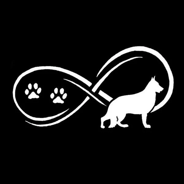 German Shepherd Infinity - Stickers - Image 4