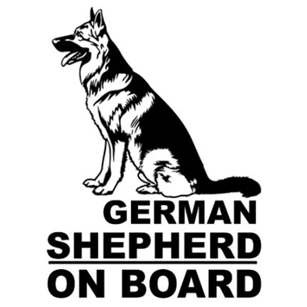 German Shepherd On Board - Sticker - Image 3