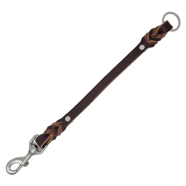 GSS - 16" Leather Tab with Stainless-Steel Clasp and O-Ring - Image 3