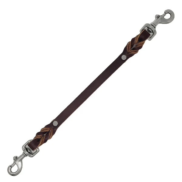GSS - 16" Double Stainless Steel Clasp Leather Tab - Image 3