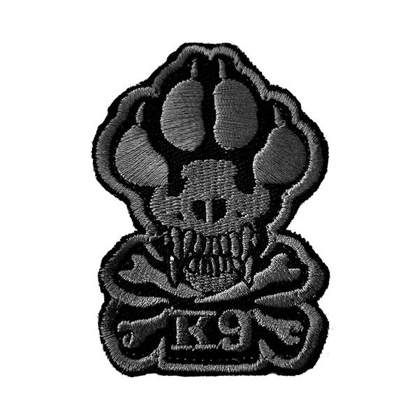 GSS - K-9 Skull And Crossbones Embroidered Tactical Patch - Image 4