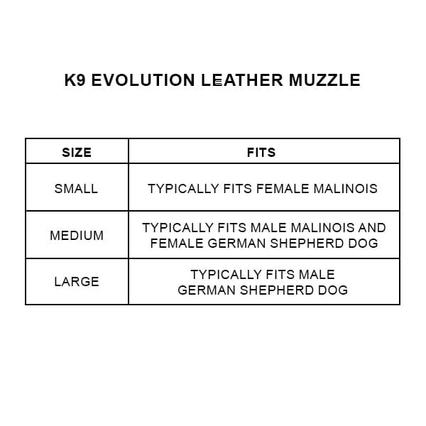 K9 EVOLUTION - Leather Orca Muzzle - Image 3