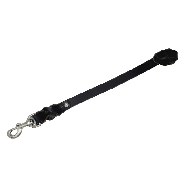 GSS - 12" Leather Pull Tab with Stainless-Steel Clasp - Image 5