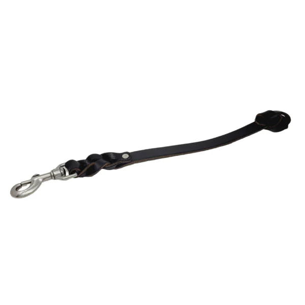 GSS - 12" Leather Pull Tab with Stainless-Steel Clasp - Image 6