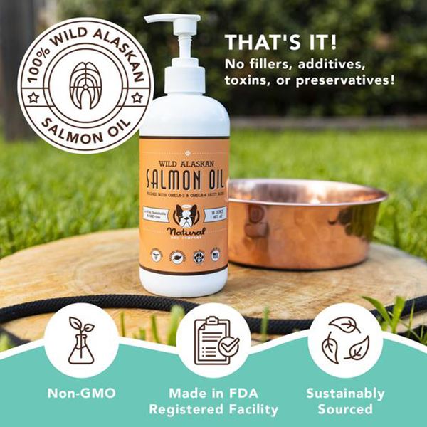NATURAL DOG COMPANY - Wild Alaskan Salmon Oil - Image 4