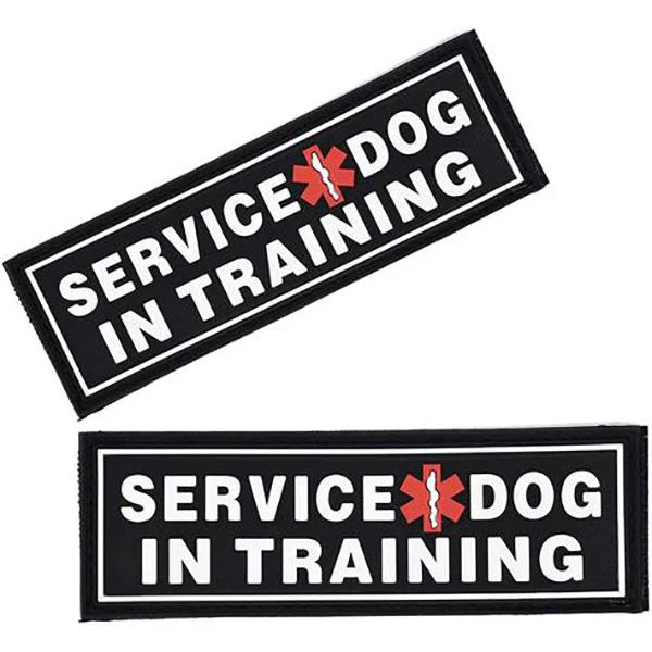 DOGLINE - Pair Of Removable 3D Rubber Dog Harness Patches (3 sizes) - Image 14