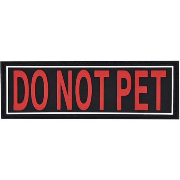 DOGLINE - Pair Of Removable 3D Rubber Dog Harness Patches (3 sizes) - Image 7