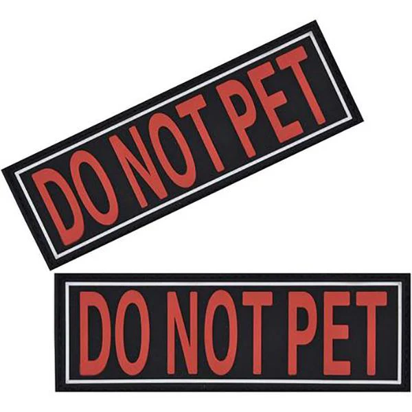 DOGLINE - Pair Of Removable 3D Rubber Dog Harness Patches (3 sizes) - Image 8