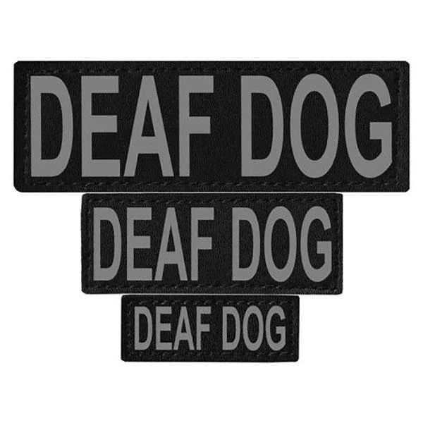 DOGLINE - Pair Of Removable Reflective Dog Harness Patches (3 Sizes) - Image 11