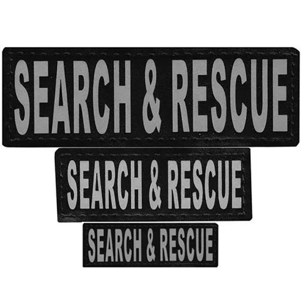 DOGLINE - Pair Of Removable Reflective Dog Harness Patches (3 Sizes) - Image 15