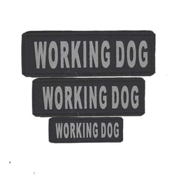 DOGLINE - Pair Of Removable Reflective Dog Harness Patches (3 Sizes) - Image 18
