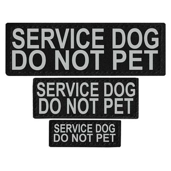 DOGLINE - Pair Of Removable Reflective Dog Harness Patches (3 Sizes) - Image 19