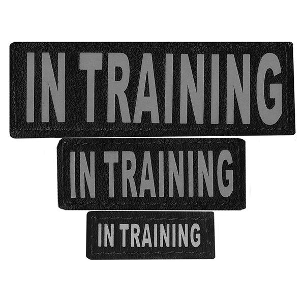 DOGLINE - Pair Of Removable Reflective Dog Harness Patches (3 Sizes) - Image 3