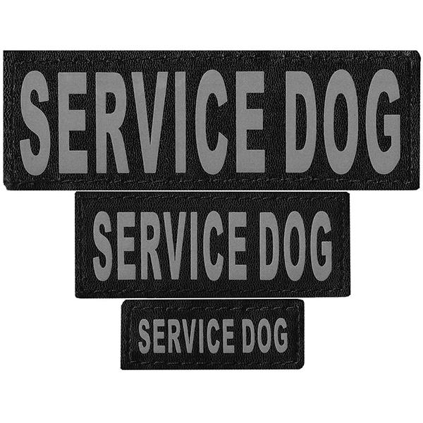 DOGLINE - Pair Of Removable Reflective Dog Harness Patches (3 Sizes) - Image 4