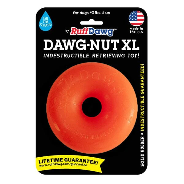 RUFF DAWG - Nut Indestructible Rubber Floating Donut Chew Toy - Guaranteed for Life - Image 15