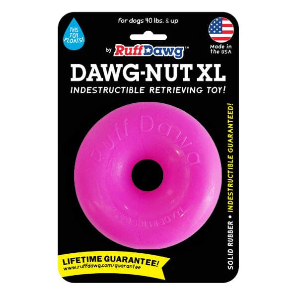 RUFF DAWG - Nut Indestructible Rubber Floating Donut Chew Toy - Guaranteed for Life - Image 16