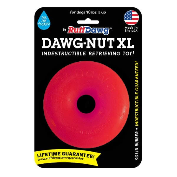 RUFF DAWG - Nut Indestructible Rubber Floating Donut Chew Toy - Guaranteed for Life - Image 17