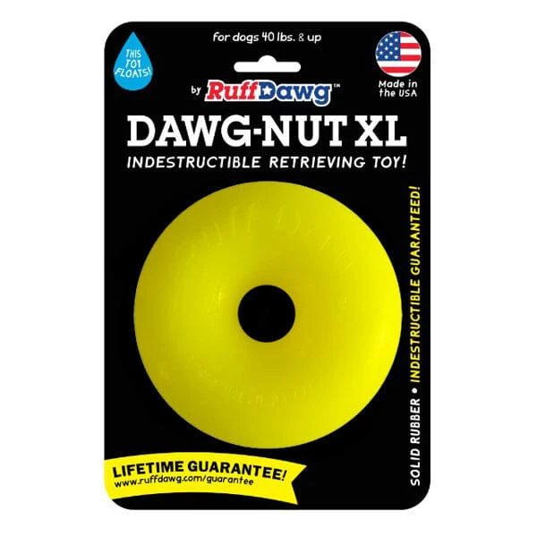 RUFF DAWG - Nut Indestructible Rubber Floating Donut Chew Toy - Guaranteed for Life - Image 18
