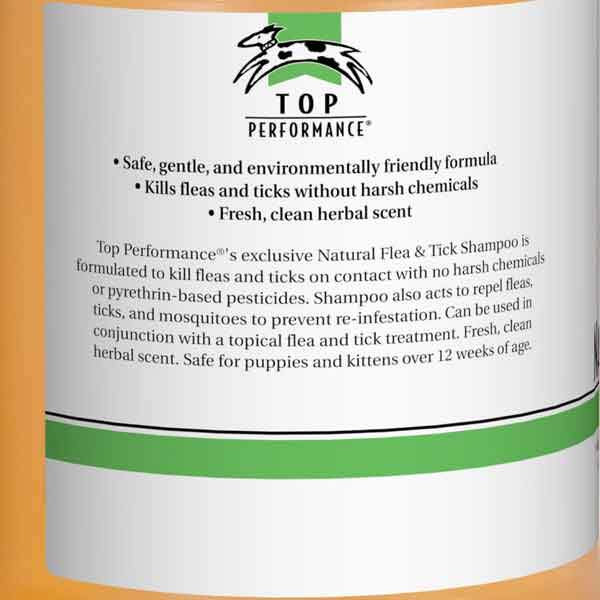 TOP PERFORMANCE - Natural Flea & Tick Shampoo 17oz - Image 3