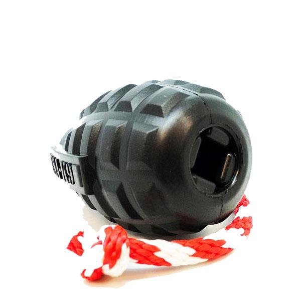 SODAPUP - USA-K9 Magnum Grenade Durable Rubber Chew Toy & Treat Dispenser - Image 3
