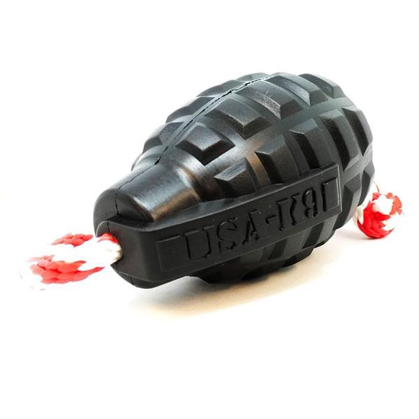 SODAPUP - USA-K9 Magnum Grenade Durable Rubber Chew Toy & Treat Dispenser - Image 4