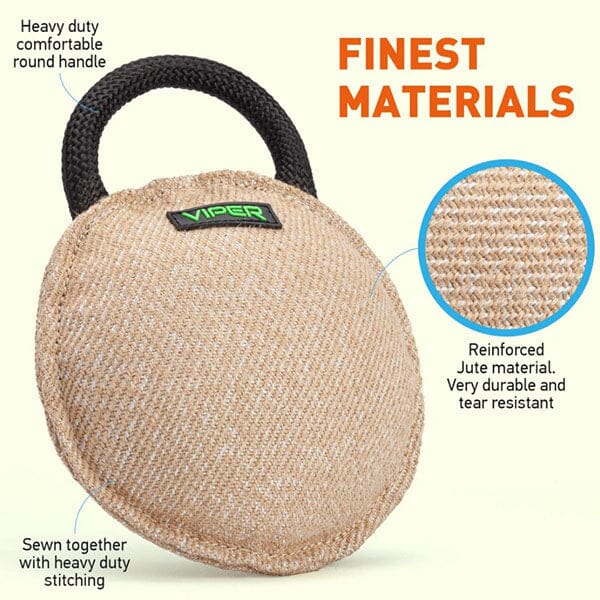 VIPER - Jute Round Bite Pillow - Image 3